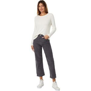 Gray Levi's Corduroy High Rise Ribcage Slim Straight Ankle Pants (NWT)